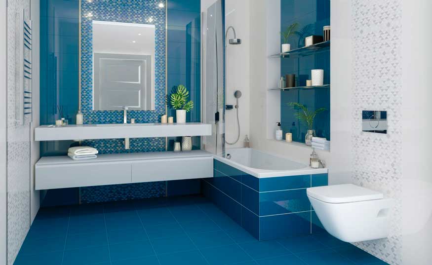 Подвесной унитаз в ванной