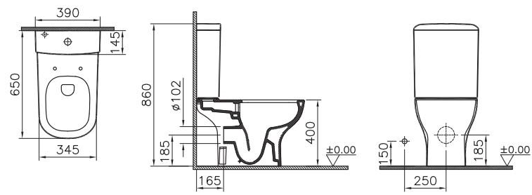 Vitra D-Light Rim-ex размеры
