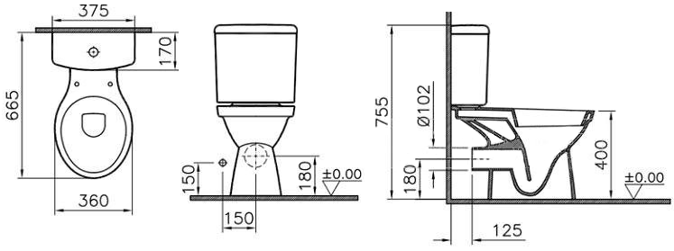 Vitra Eco Normus с сиденьем 9823B099-7204 размер