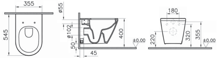 Vitra Integra Rim-ex размер