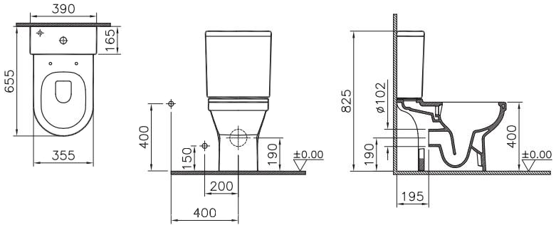 Vitra S50 Rim-ex  9797B003-7204 размеры