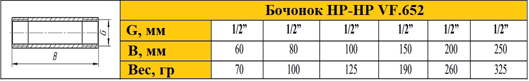 Бочонок НР-НР Valfex.652