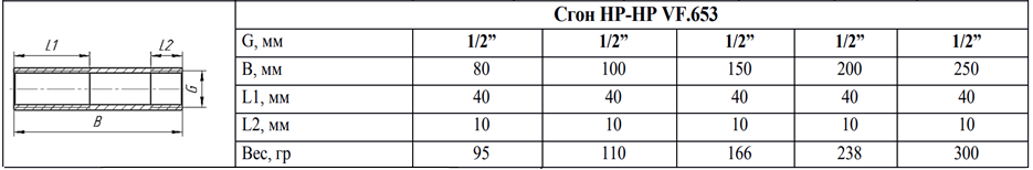 Сгон НР-НР Valfex